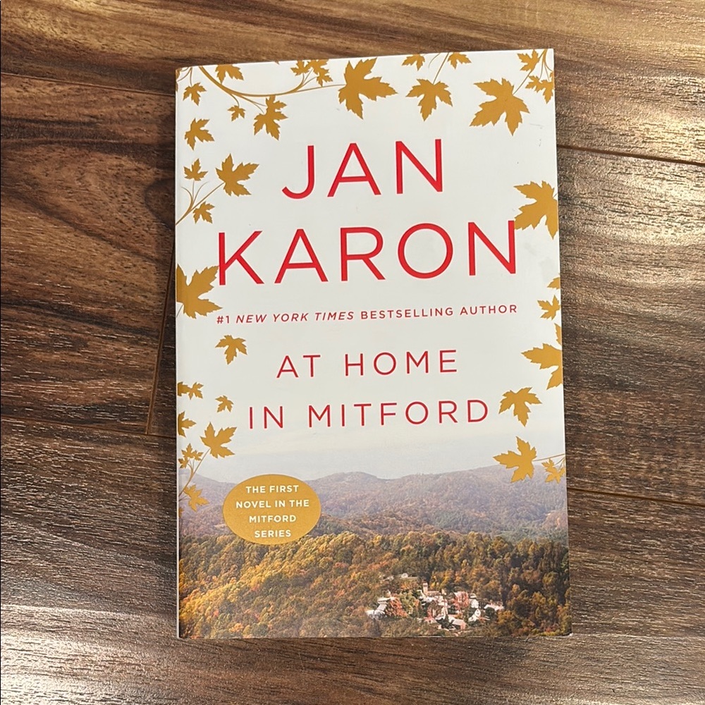 'At Home in Mitford' Book with Gold Accents
